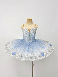 Powder Blue Silver Lace Classical Tutu