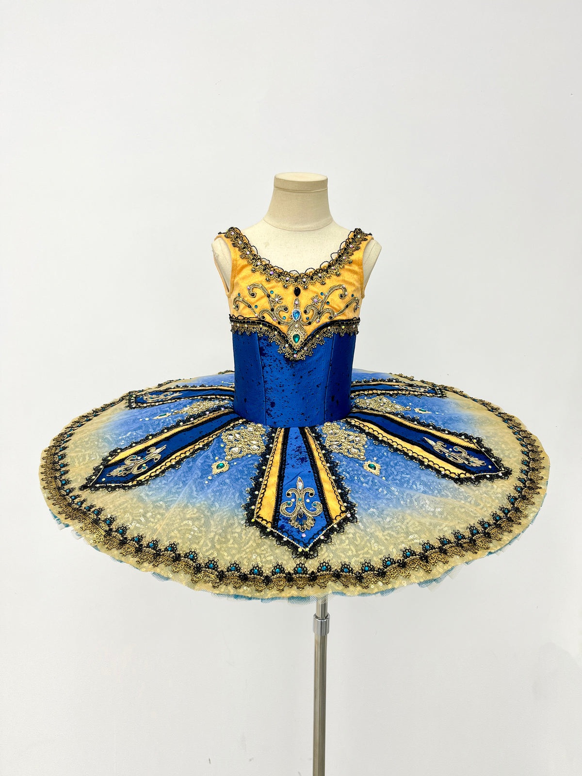 Sapphire Gold Baroque Classical Tutu