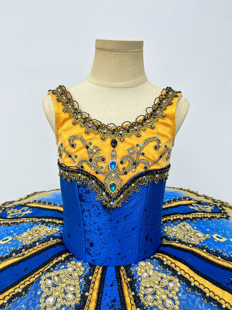 Sapphire Gold Baroque Classical Tutu