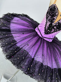 Violet Black Lace Classical Tutu