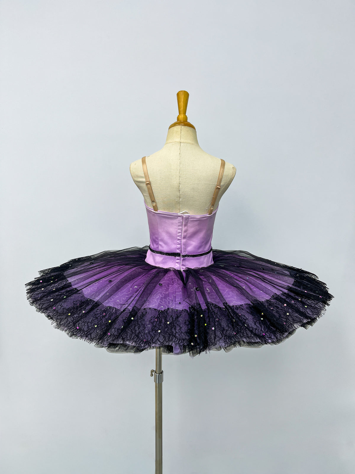 Violet Black Lace Classical Tutu