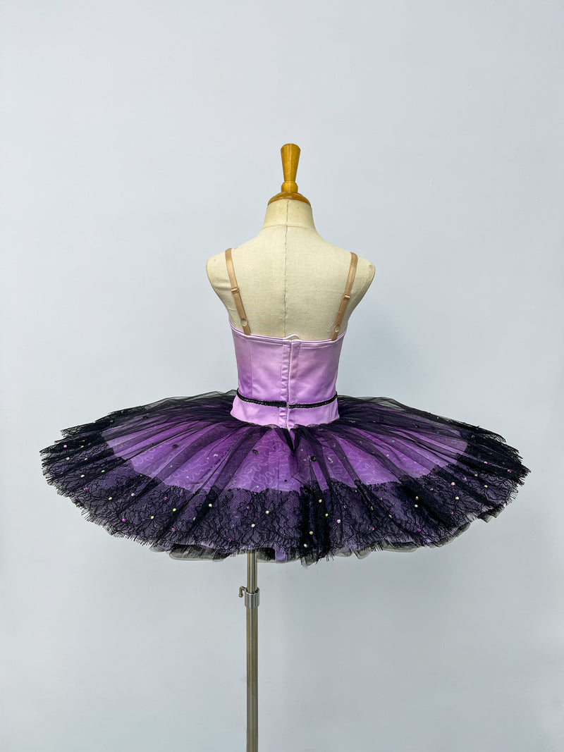 Violet Black Lace Classical Tutu