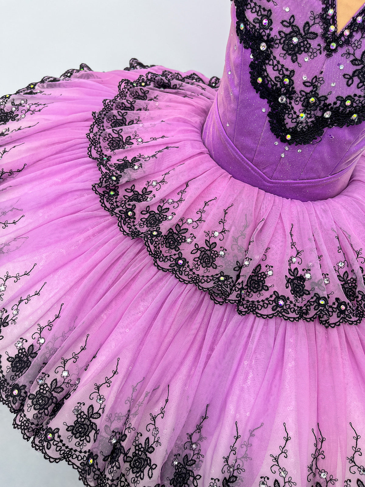 Orchid Black Lace Classical Tutu