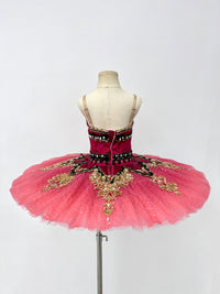 Raspberry Gold Baroque Classical Tutu