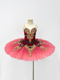 Raspberry Gold Baroque Classical Tutu