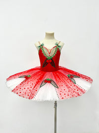 Scarlet White Berry Classical Tutu
