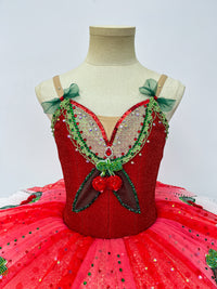 Scarlet White Berry Classical Tutu
