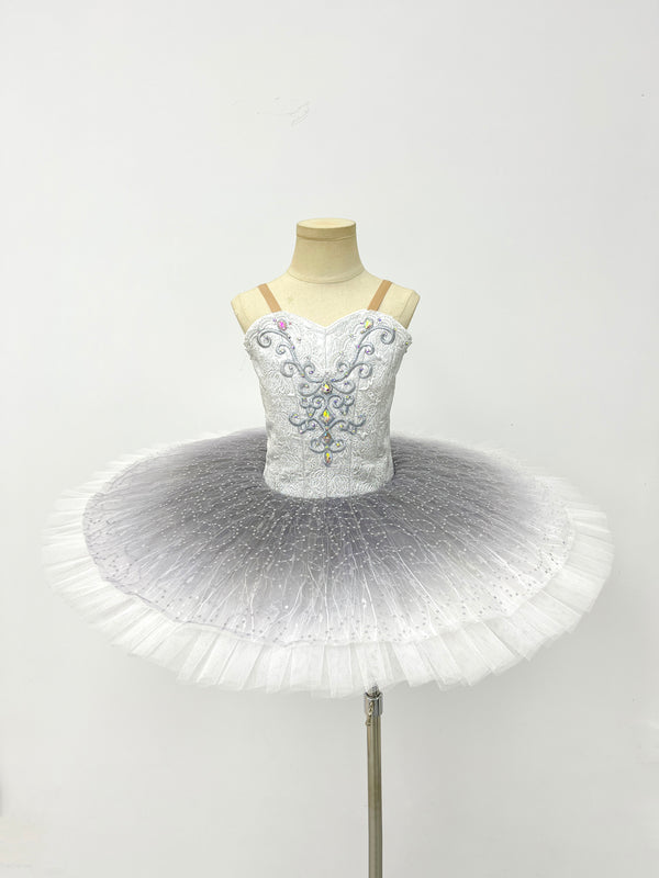 Silver Ombre Crystal Classical Tutu
