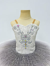 Silver Ombre Crystal Classical Tutu