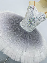 Silver Ombre Crystal Classical Tutu