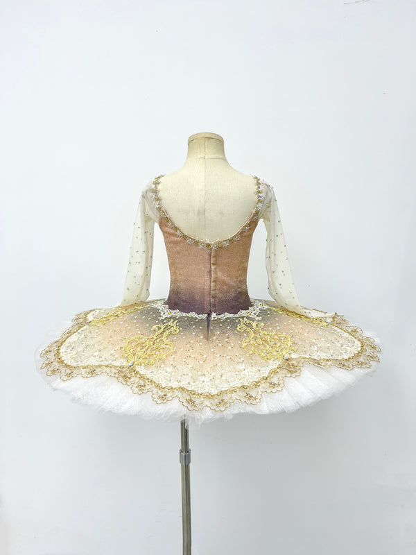 Champagne Gold Long-Sleeve Classical Tutu