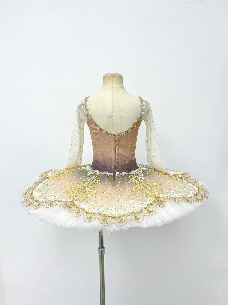 Champagne Gold Long-Sleeve Classical Tutu