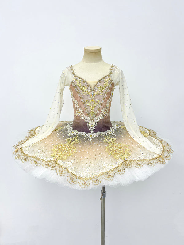 Champagne Gold Long-Sleeve Classical Tutu