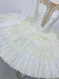 Ivory Gold Long-Sleeve Classical Tutu