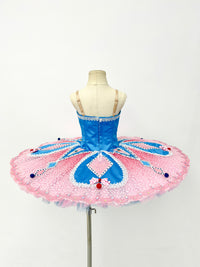 Pink Blue Harlequin Classical Tutu