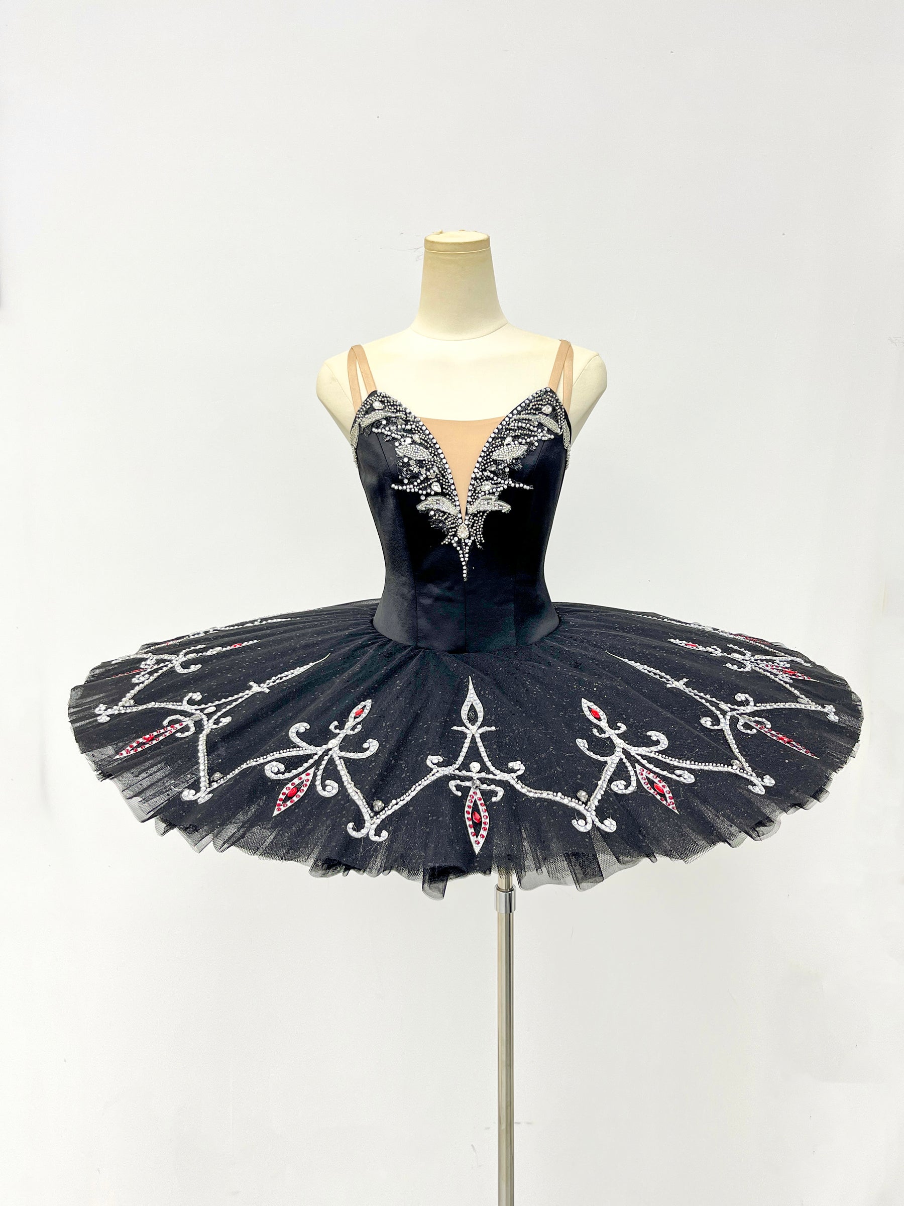 Black Silver Ruby Classical Tutu