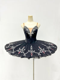 Black Silver Ruby Classical Tutu