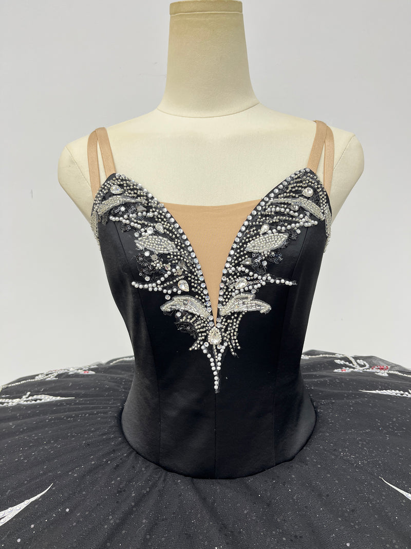 Black Silver Ruby Classical Tutu