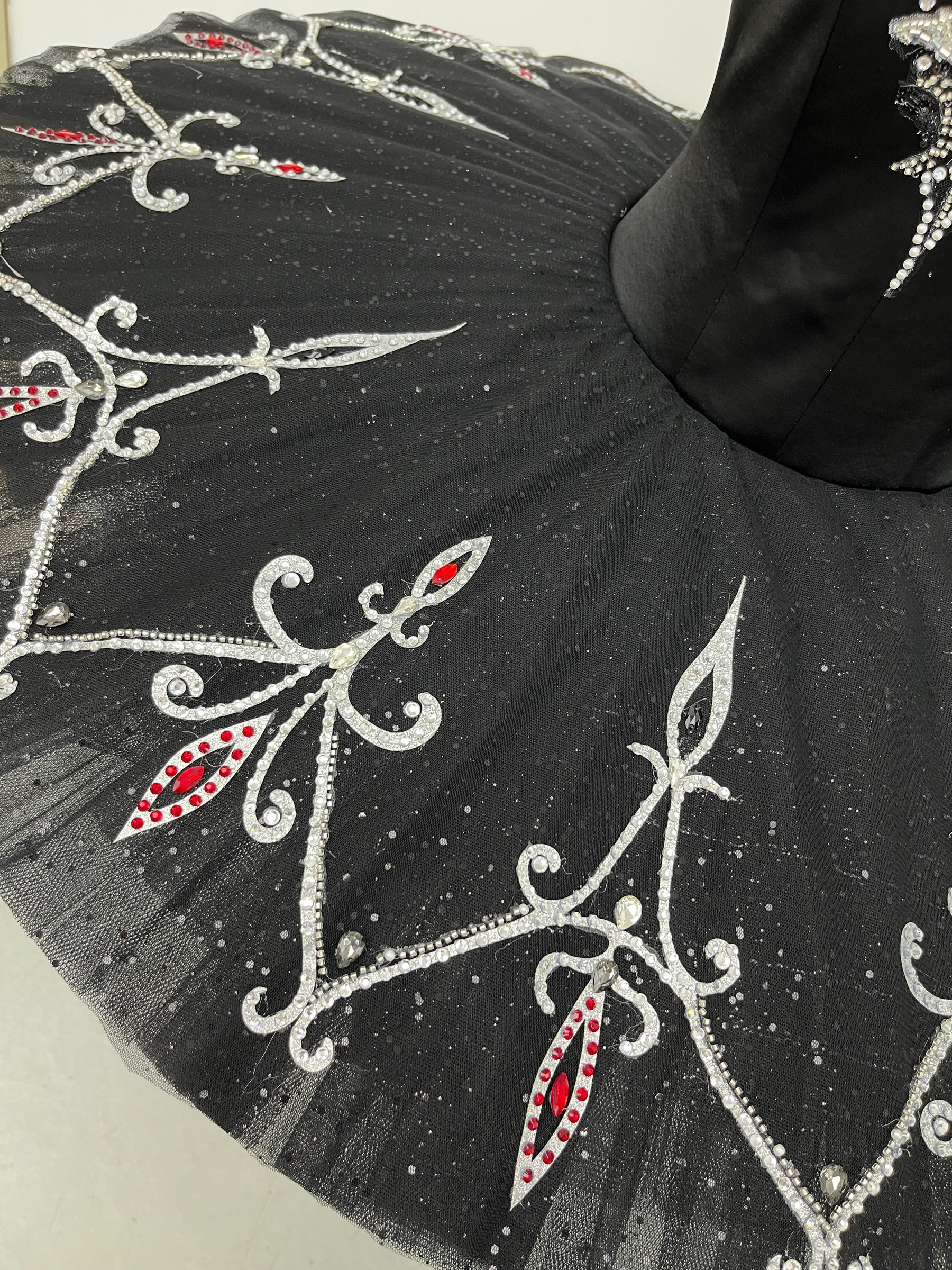 Black Silver Ruby Classical Tutu