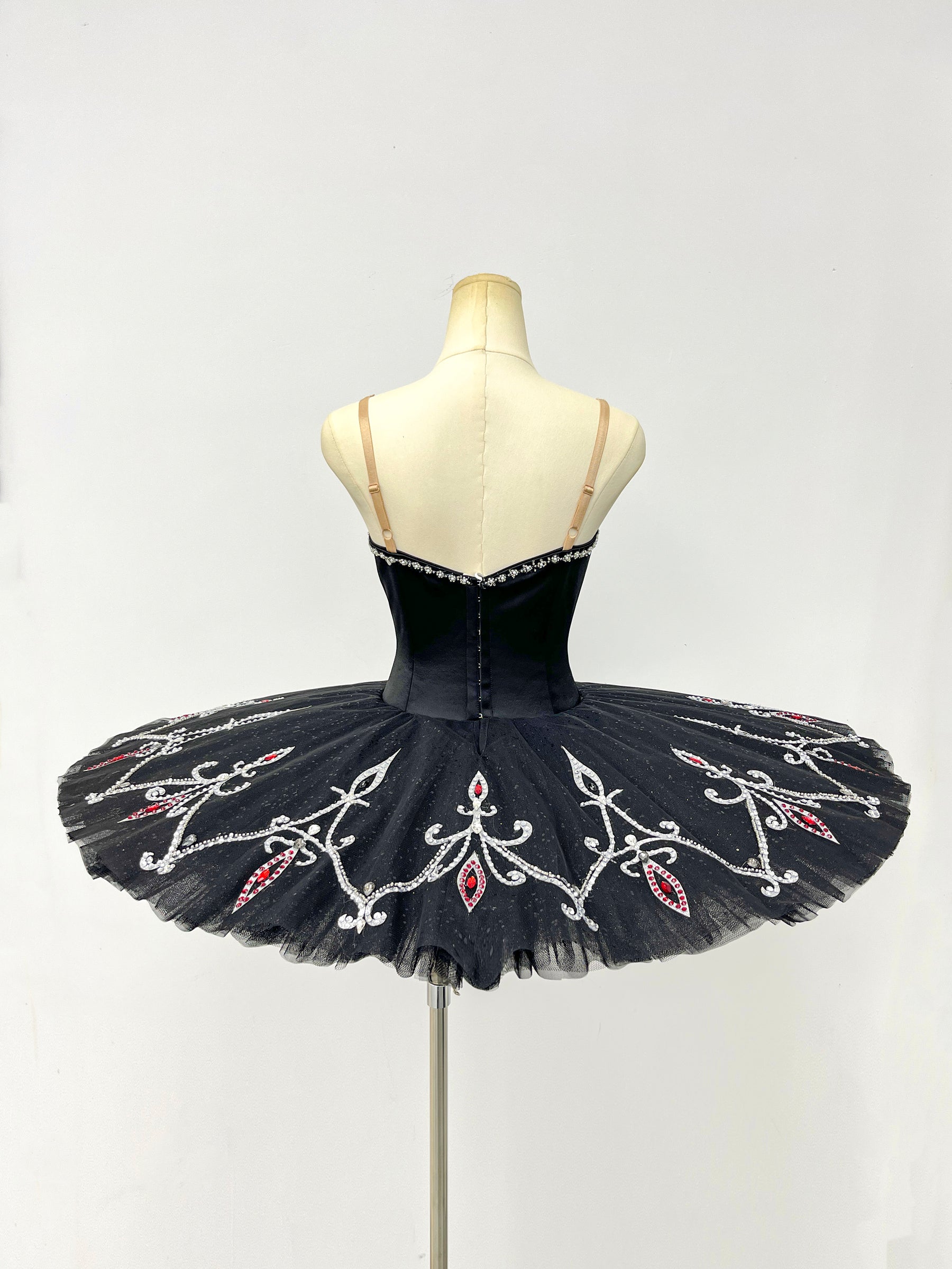 Black Silver Ruby Classical Tutu