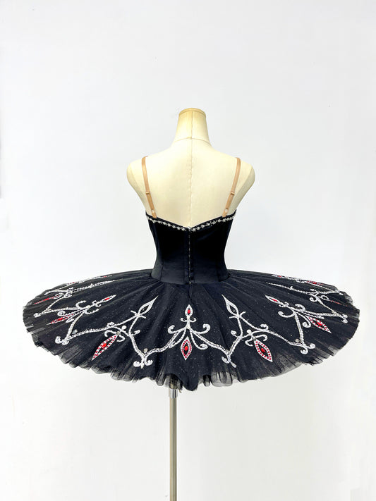 Black Silver Ruby Classical Tutu