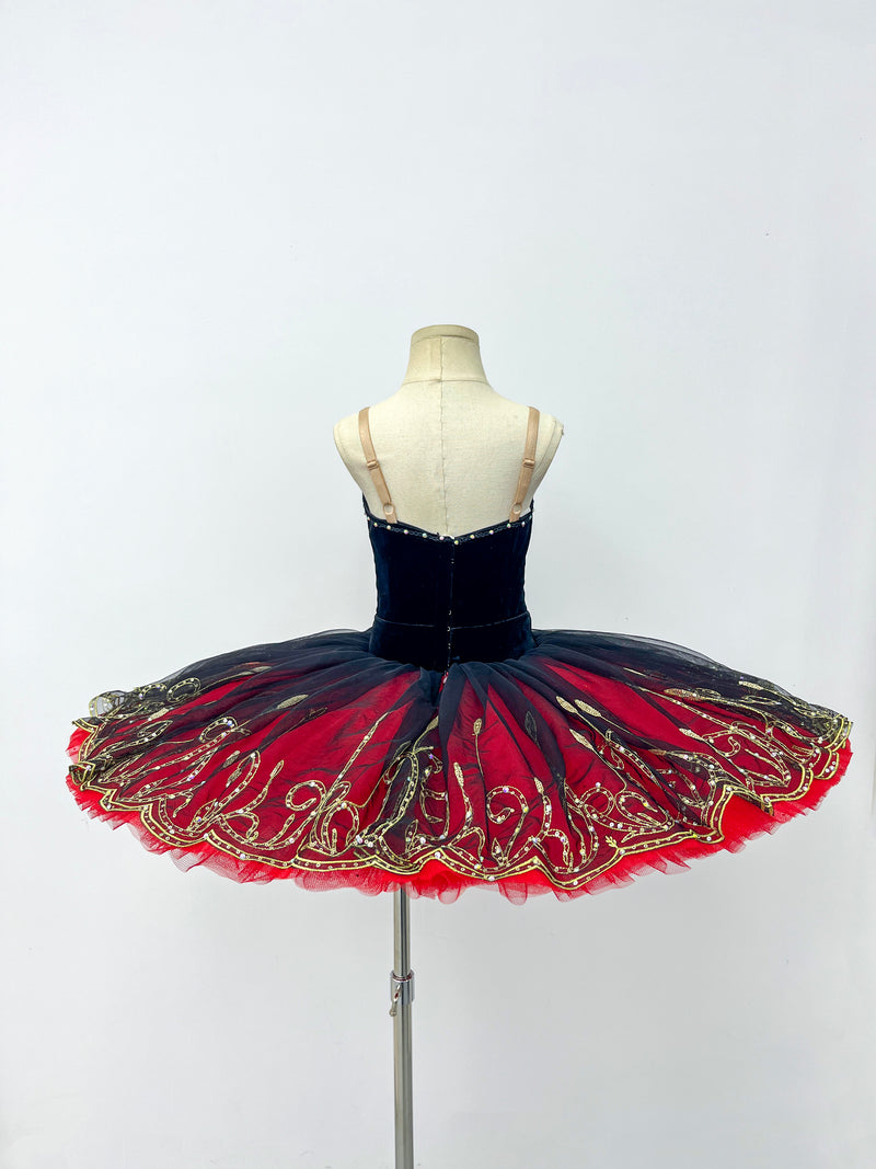 Black Ruby Flame Classical Tutu