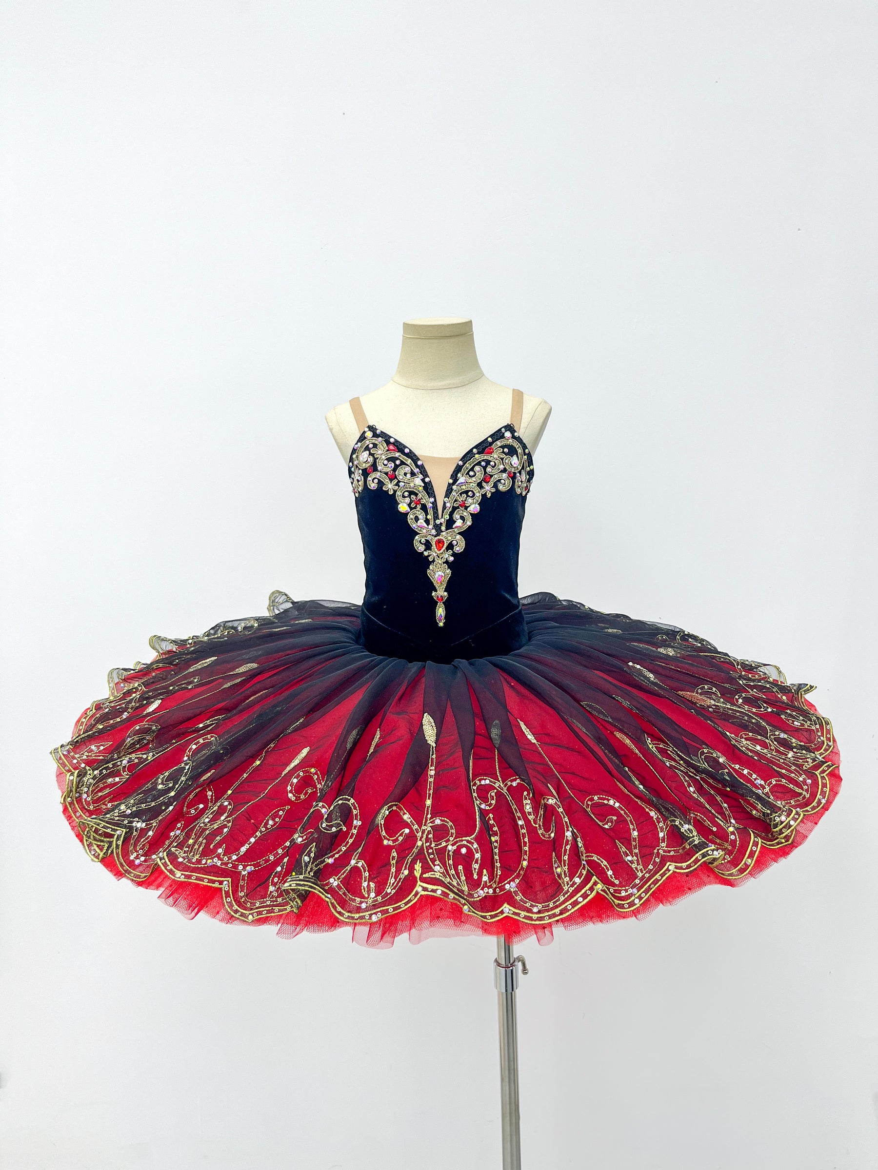 Black Ruby Flame Classical Tutu