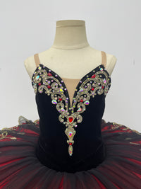 Black Ruby Flame Classical Tutu