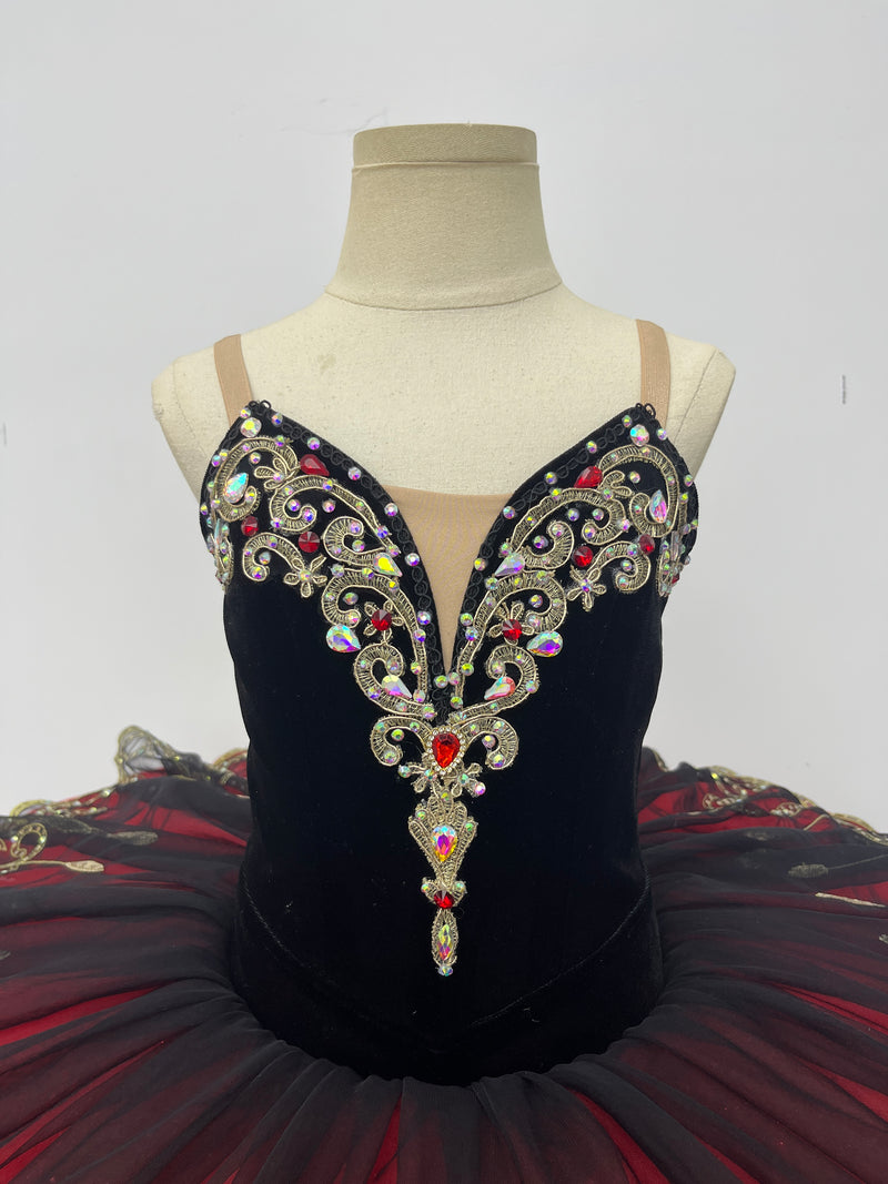 Black Ruby Flame Classical Tutu
