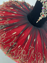 Black Ruby Flame Classical Tutu