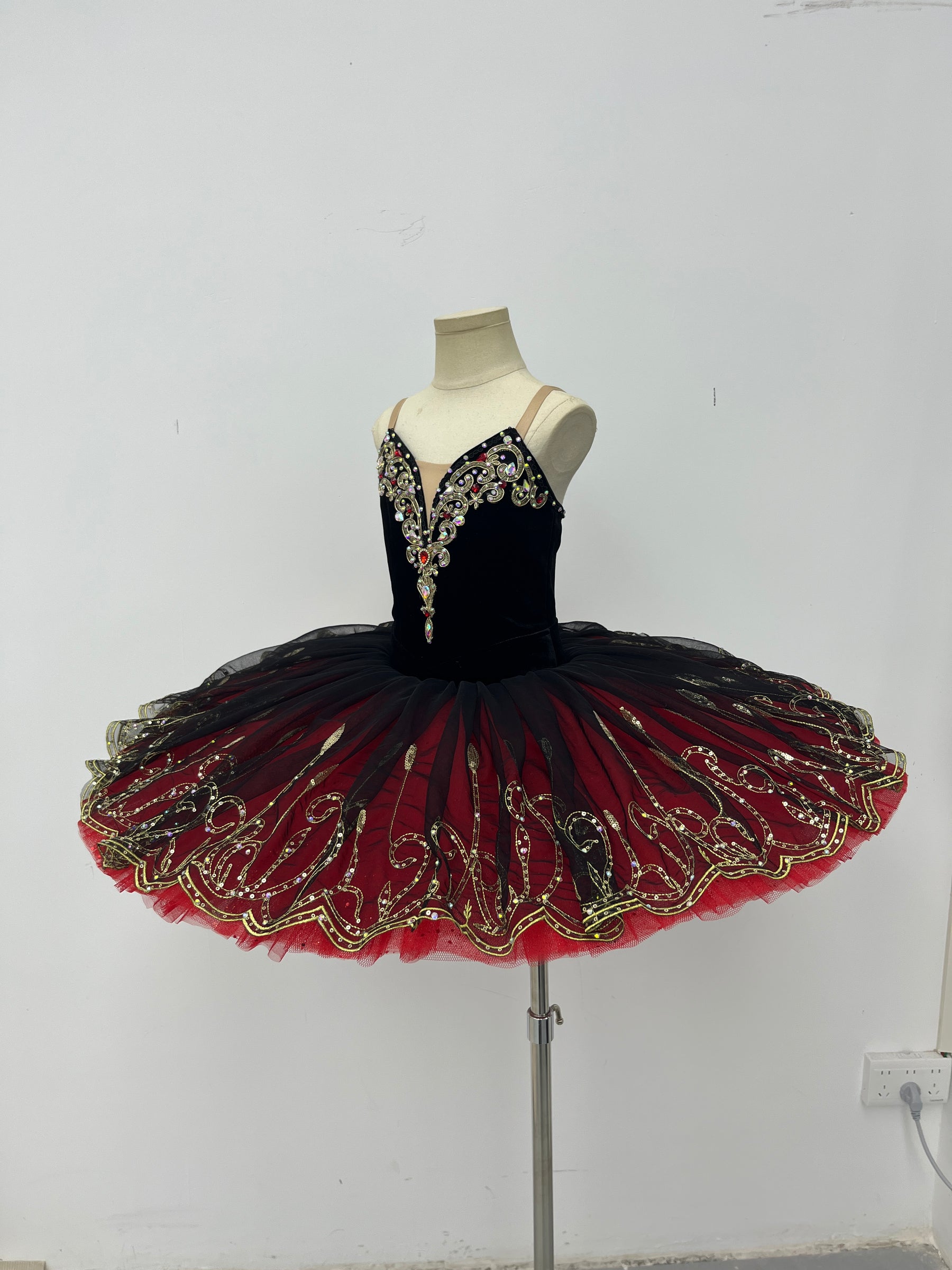 Black Ruby Flame Classical Tutu