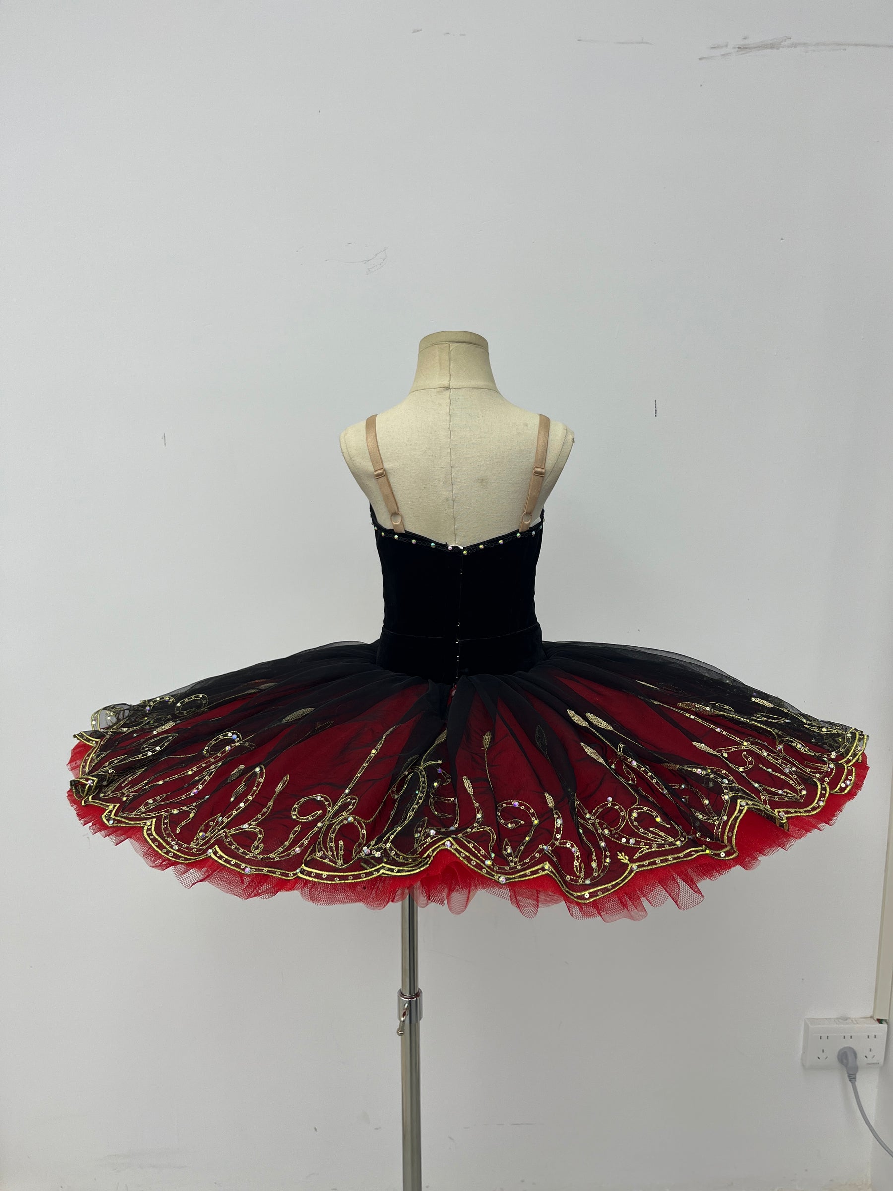 Black Ruby Flame Classical Tutu