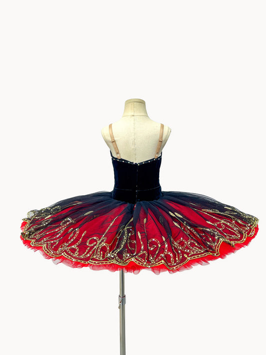 Black Ruby Flame Classical Tutu