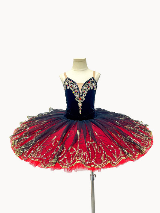 Black Ruby Flame Classical Tutu