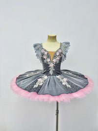 Classical Silver Blush Floral Tutu