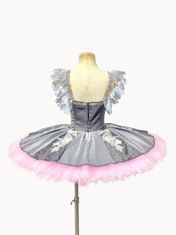 Silver Blush Floral Classical Tutu