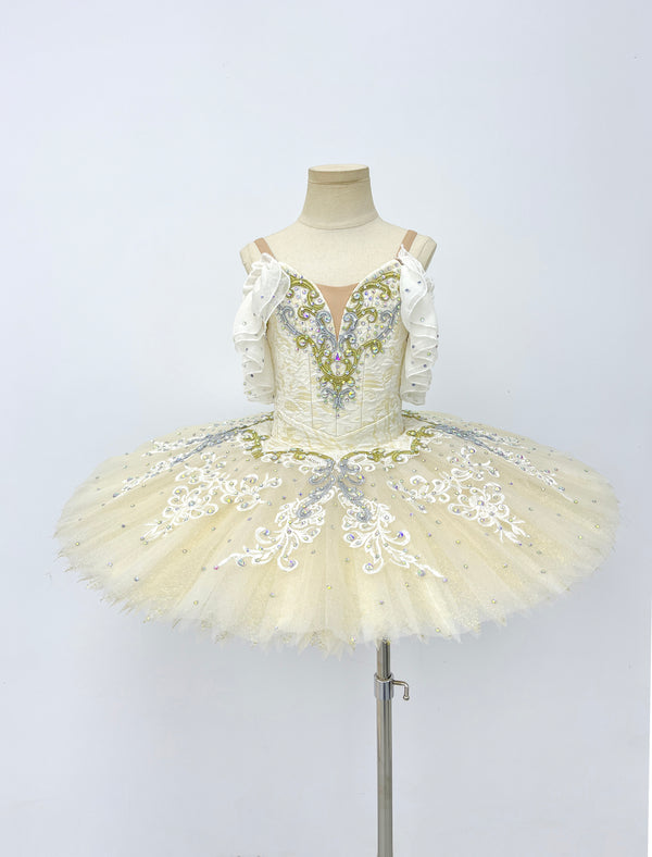 Ivory Gold Lace Classical Tutu