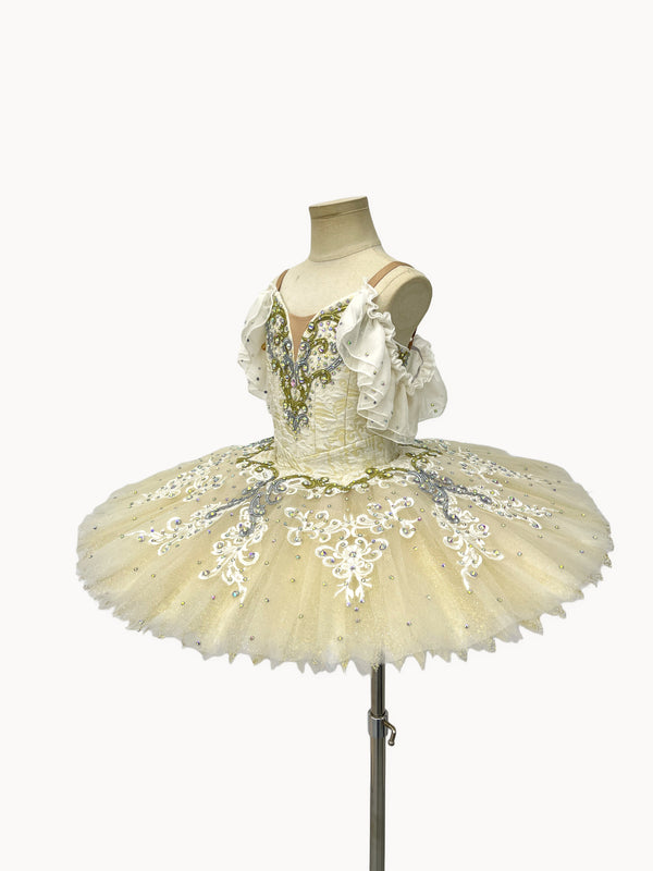 Ivory Gold Lace Classical Tutu
