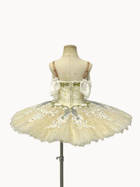 Ivory Gold Lace Classical Tutu