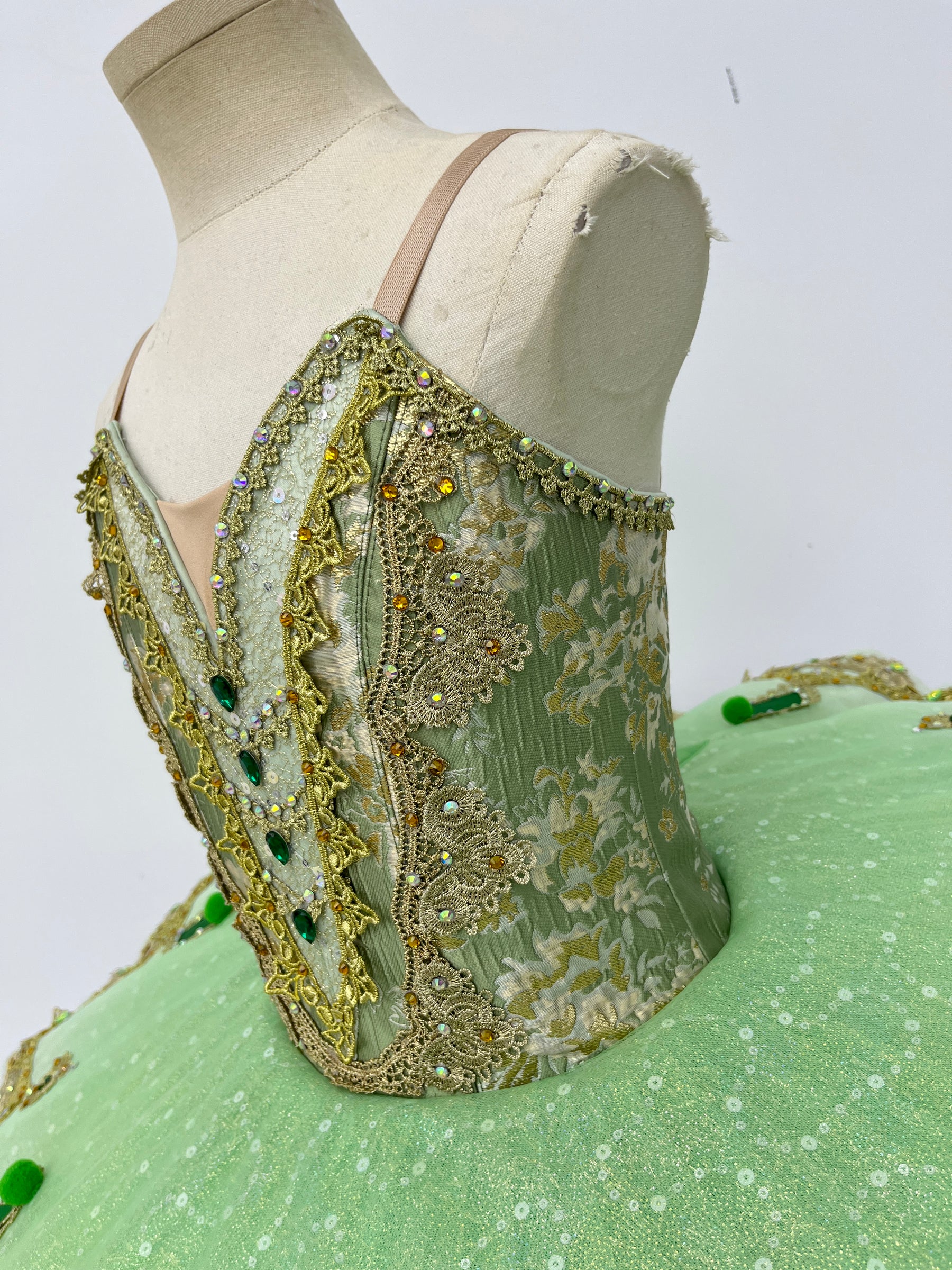Emerald Champagne Jewel Classical Tutu