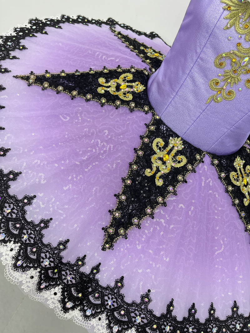 Lavender Black Lace Classical Tutu