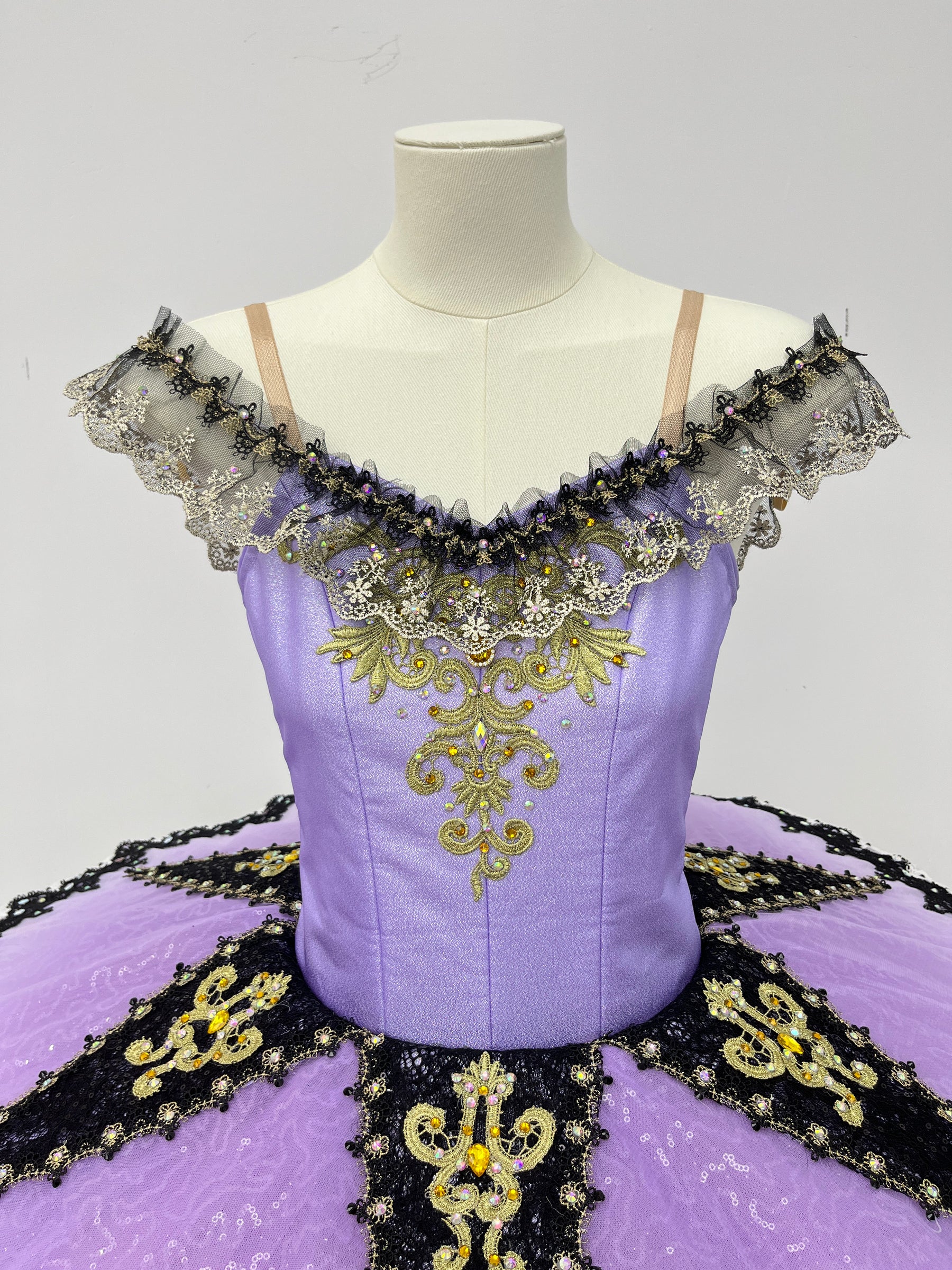 Lavender Black Lace Classical Tutu