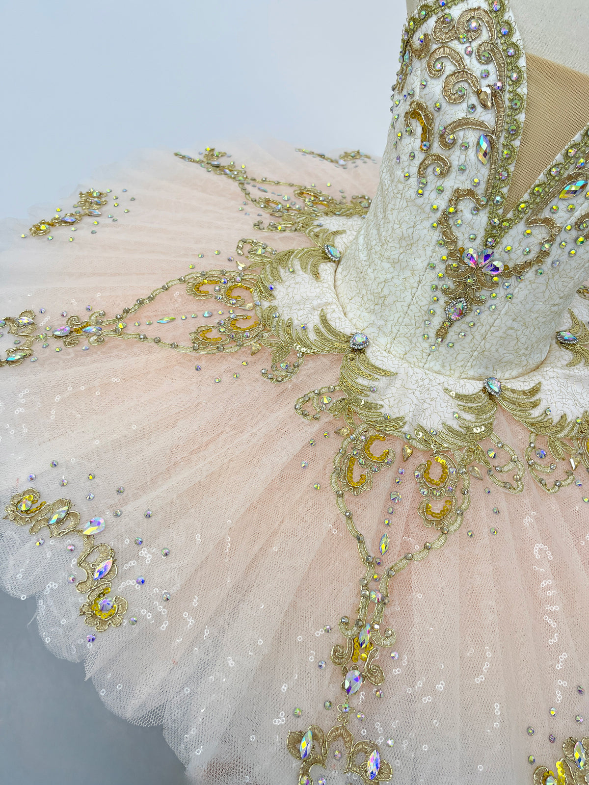 Classical Ivory Gilded Tutu