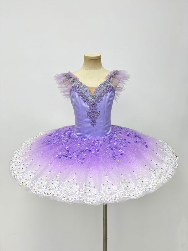 Lavender Feather Crystal Classical Tutu