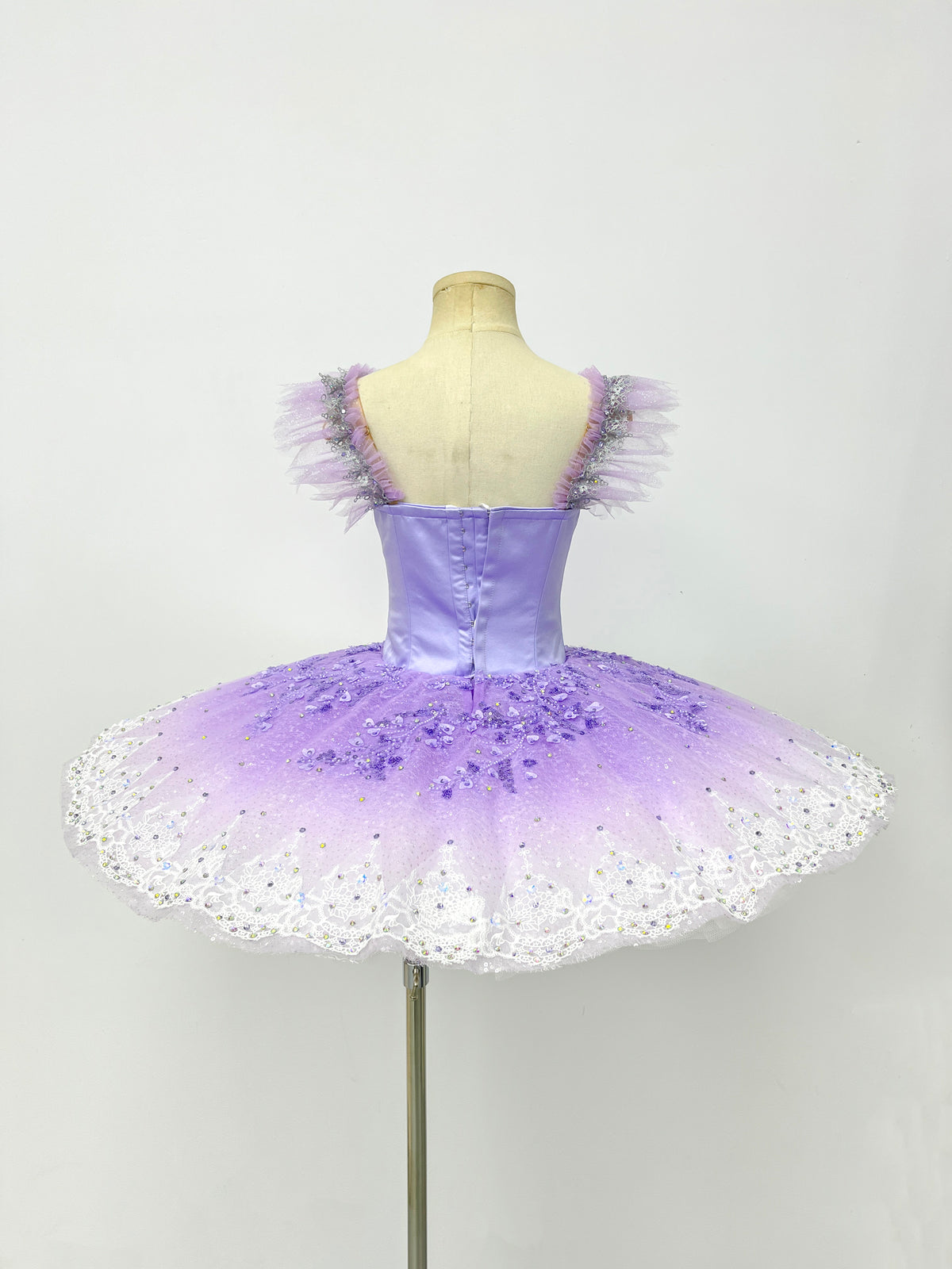 Lavender Feather Crystal Classical Tutu