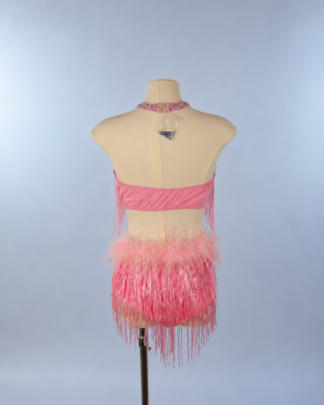 Pink Fringe Two Piece Lyrical Costume