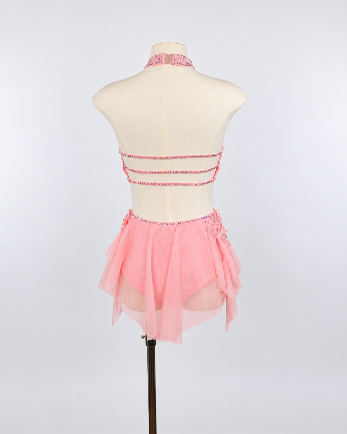 Pink Crystal Two Piece Lyrical Costume