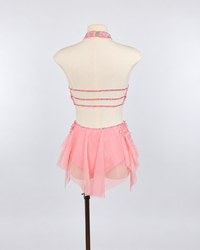 Pink Crystal Two Piece Lyrical Costume