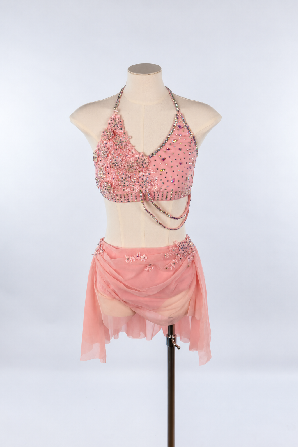 Blush Chiffon Two Piece Lyrical Costume