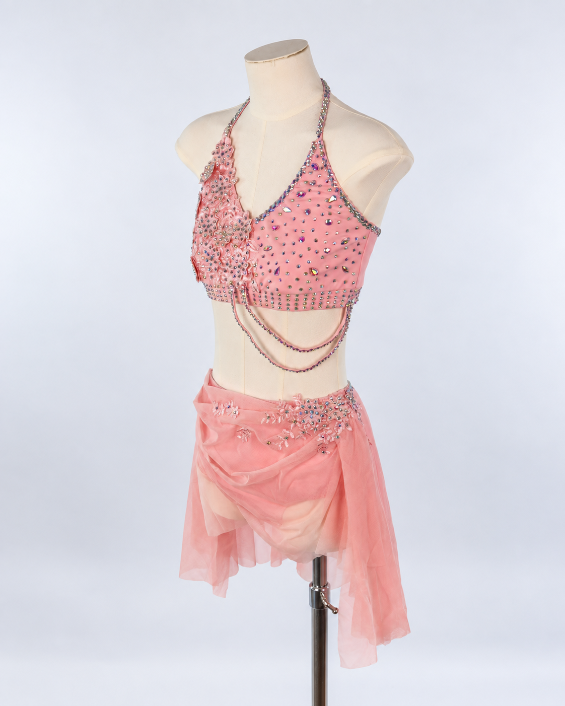 Blush Chiffon Two Piece Lyrical Costume